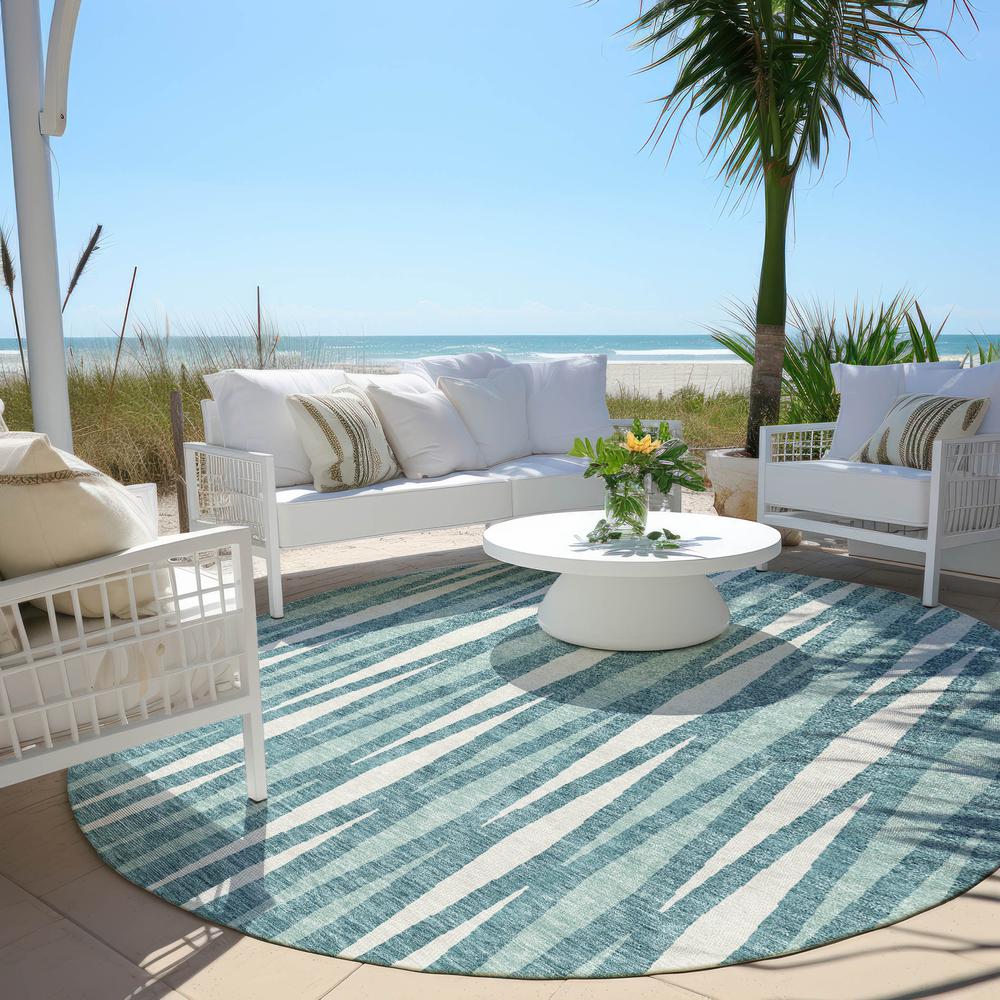 Chantille ACN881 Teal 8' x 8' Rug