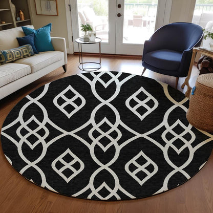 Chantille ACN884 Black 8' x 8' Rug