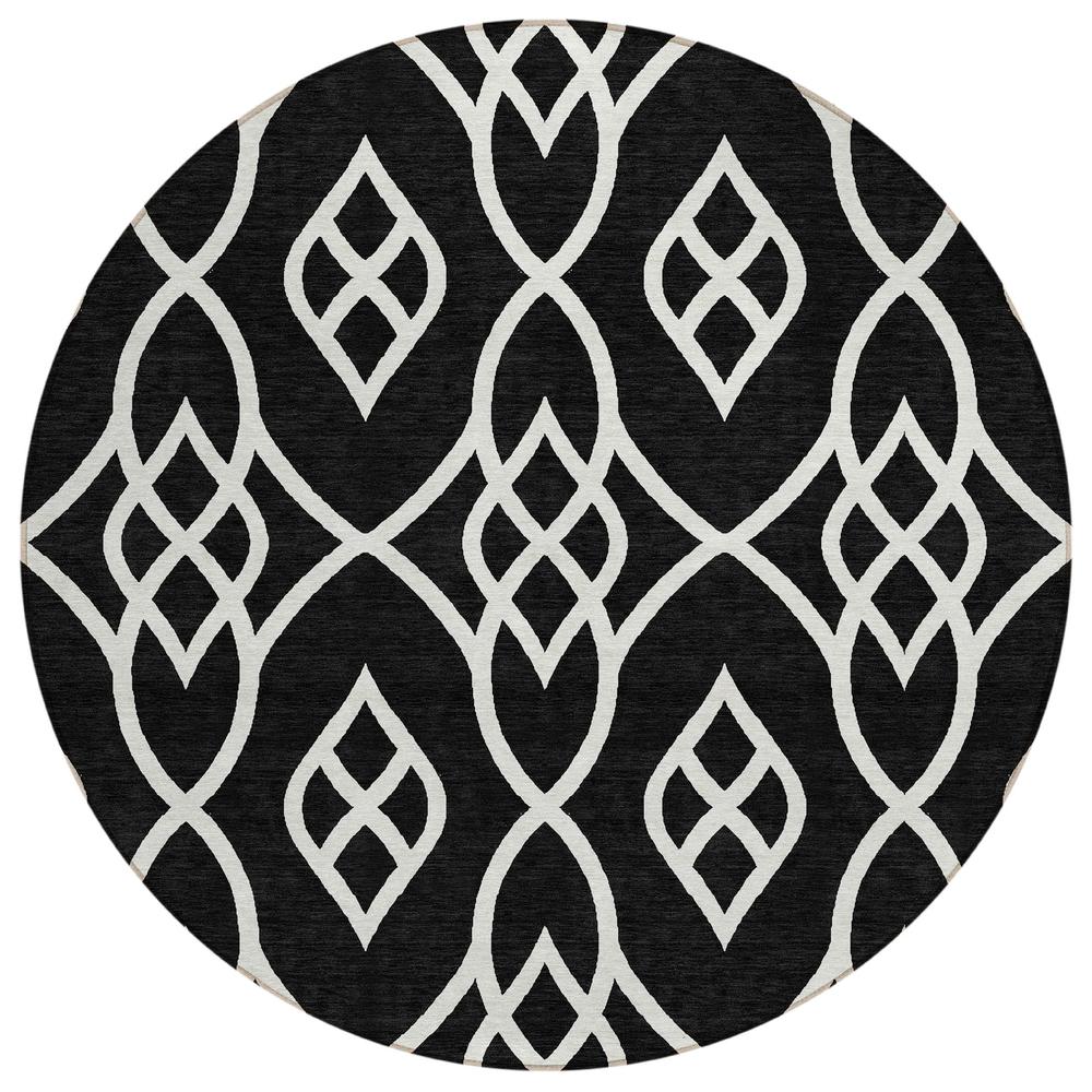 Chantille ACN884 Black 8' x 8' Rug