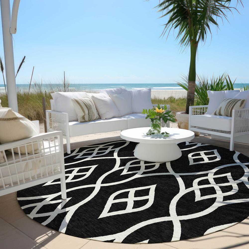 Chantille ACN884 Black 8' x 8' Rug