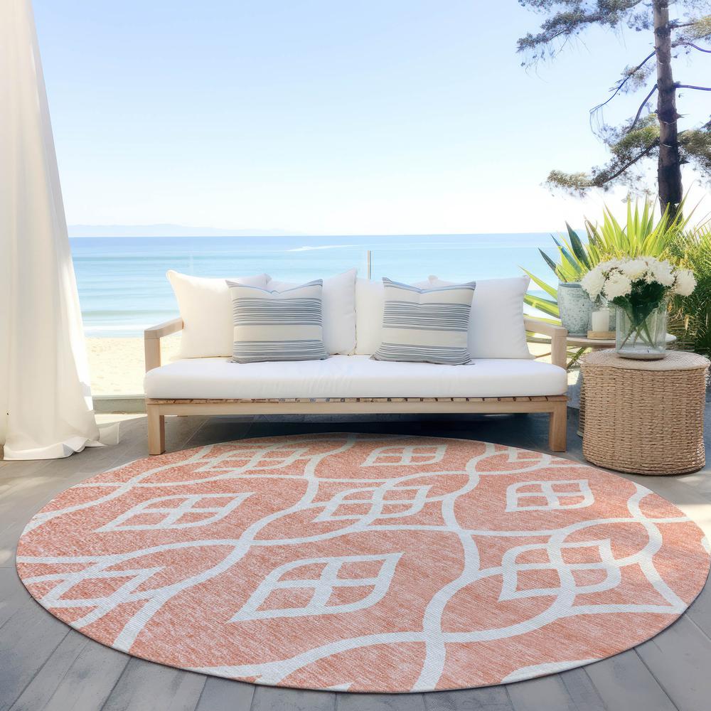 Chantille ACN884 Orange 8' x 8' Rug