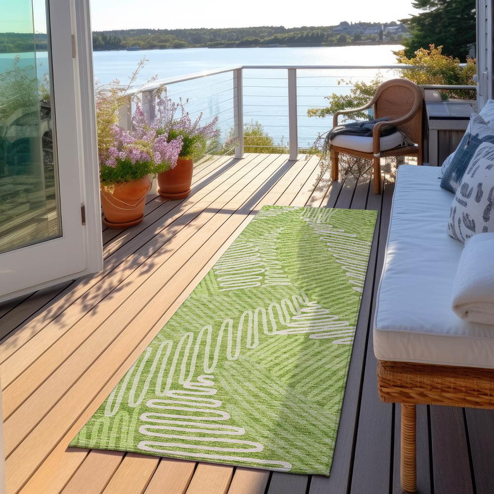 Chantille ACN904 Green 2'3" x 7'6" Rug