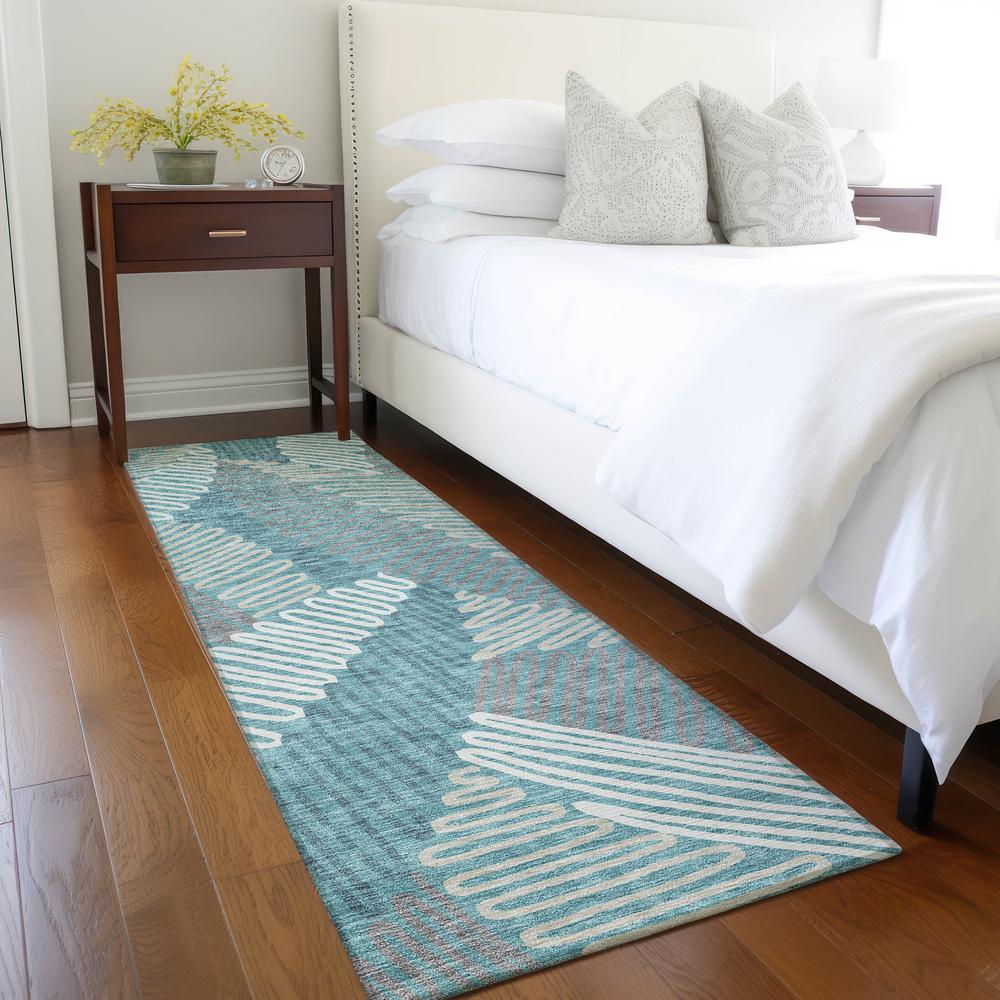 Chantille ACN904 Teal 2'3" x 7'6" Rug