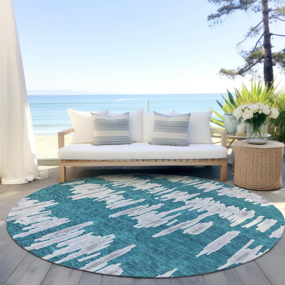 Chantille ACN905 Teal 8' x 8' Rug
