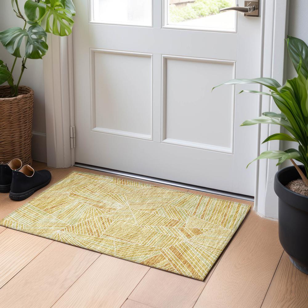 Chantille ACN915 Gold 1'8" x 2'6" Rug