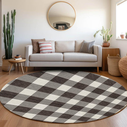 Chantille ACN923 Black 8' x 8' Rug