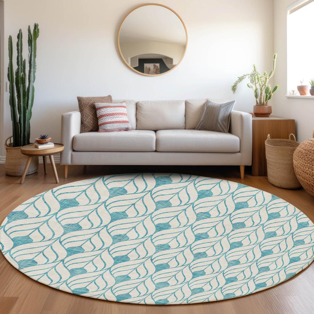Chantille ACN927 Teal 8' x 8' Rug