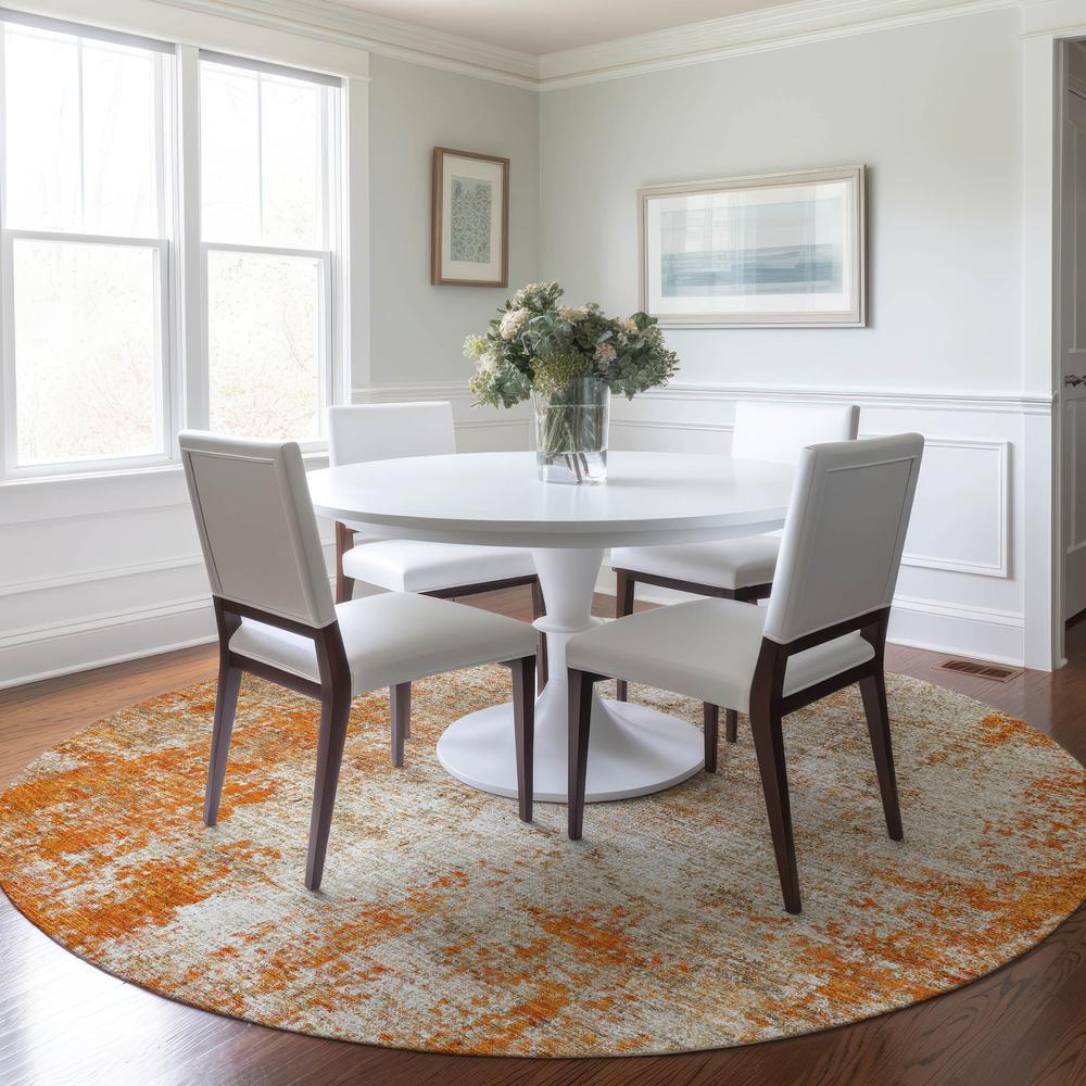 Chantille ACN940 Orange 8' x 8' Rug