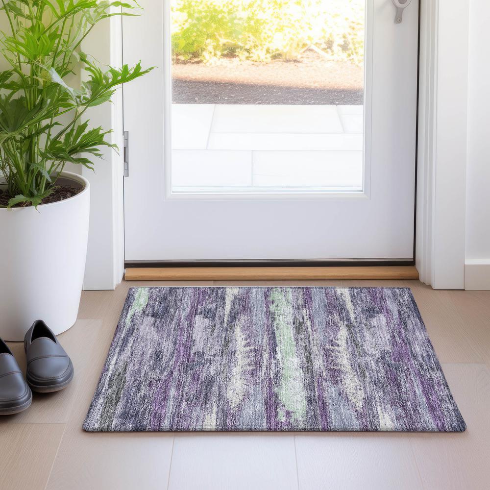 Chantille ACN942 Purple 1'8" x 2'6" Rug