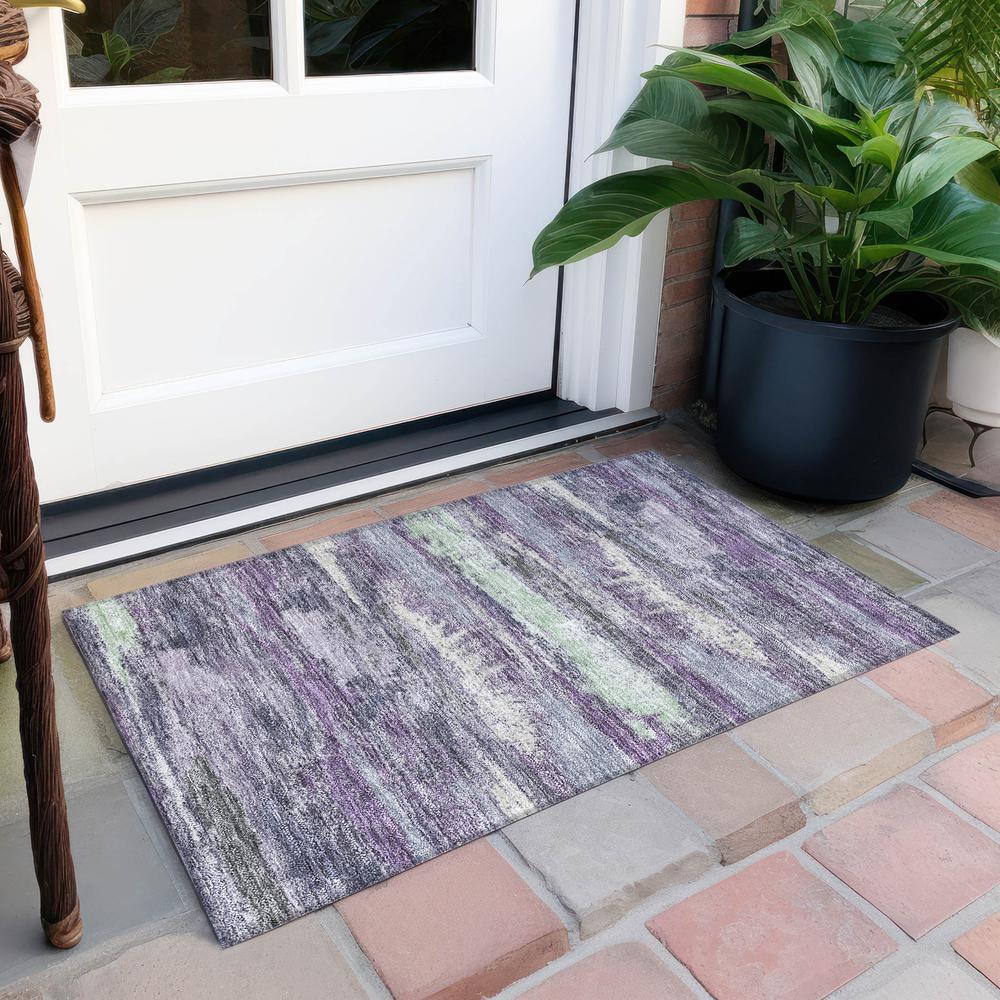 Chantille ACN942 Purple 1'8" x 2'6" Rug
