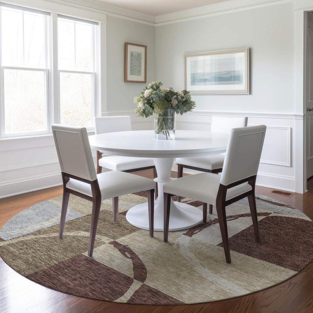 Chantille ACN943 Brown 8' x 8' Rug