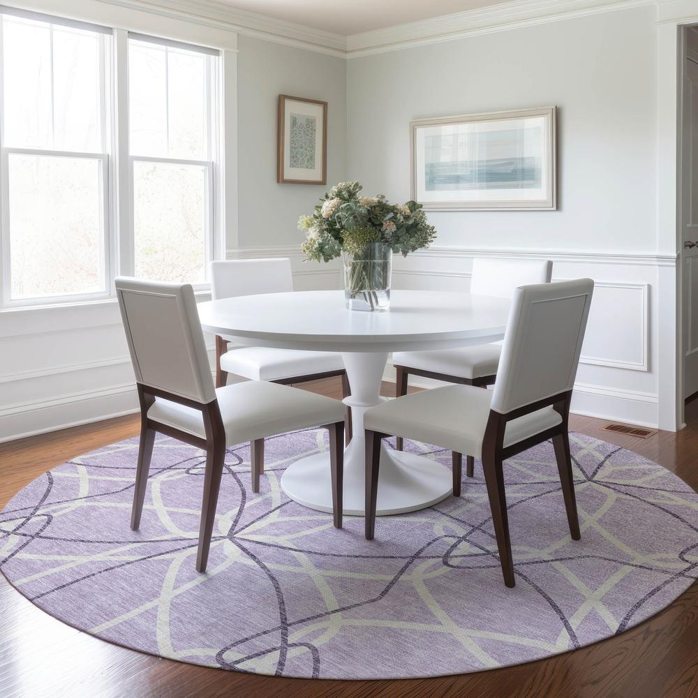 Chantille ACN950 Purple 8' x 8' Rug