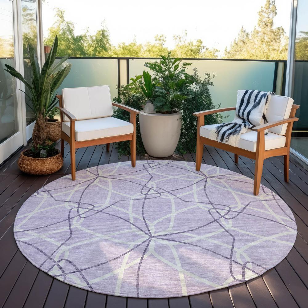 Chantille ACN950 Purple 8' x 8' Rug