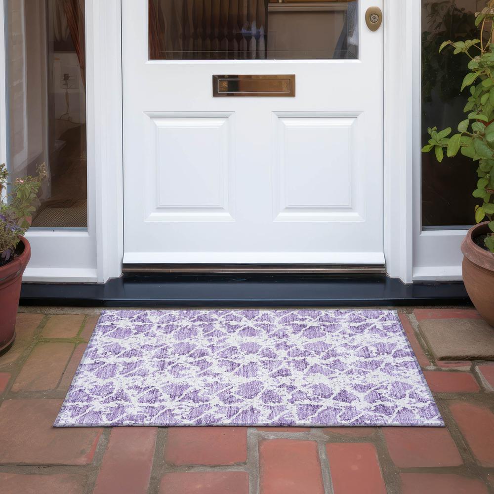 Chantille ACN969 Purple 1'8" x 2'6" Rug