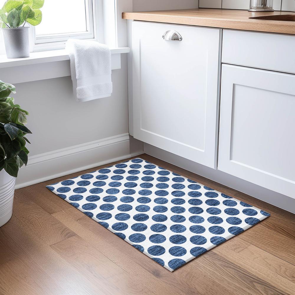 Chantille ACN980 Blue 1'8" x 2'6" Rug