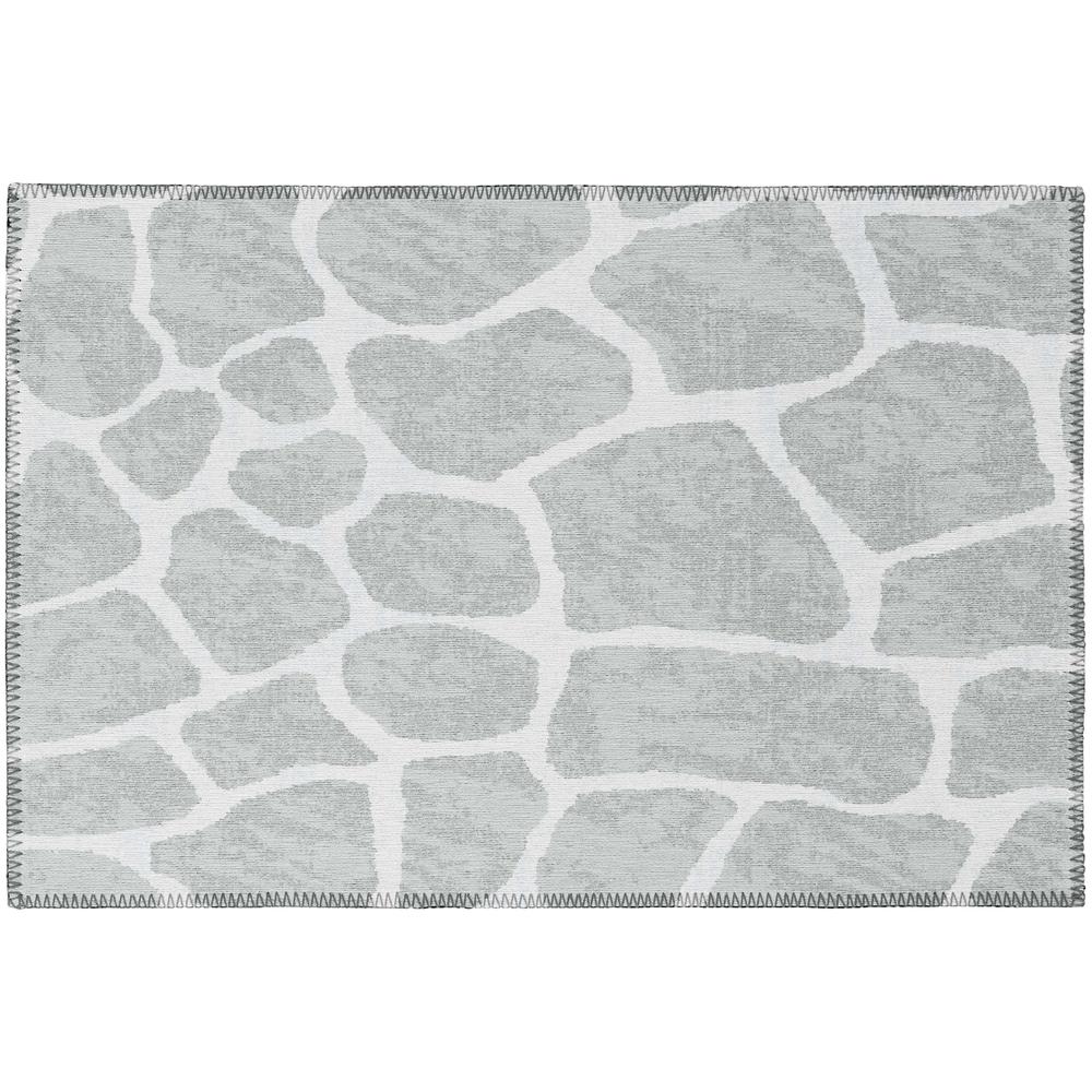 Indoor/Outdoor Mali ML4 Flannel Washable 1'8" x 2'6" Rug