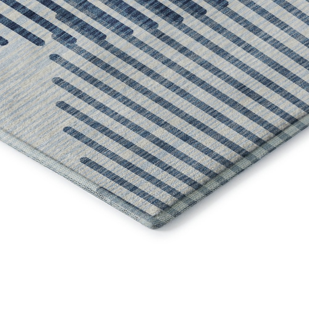 Premium Machine Washable Mayfield AMF1001 Blue 1'8" x 2'6" Rug