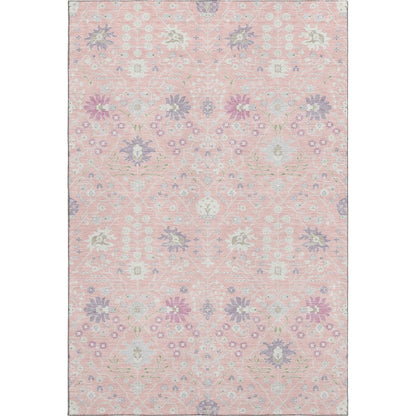 Premium Machine Washable Mayfield AMF1009 Pink 2'6" x 3'10" Rug