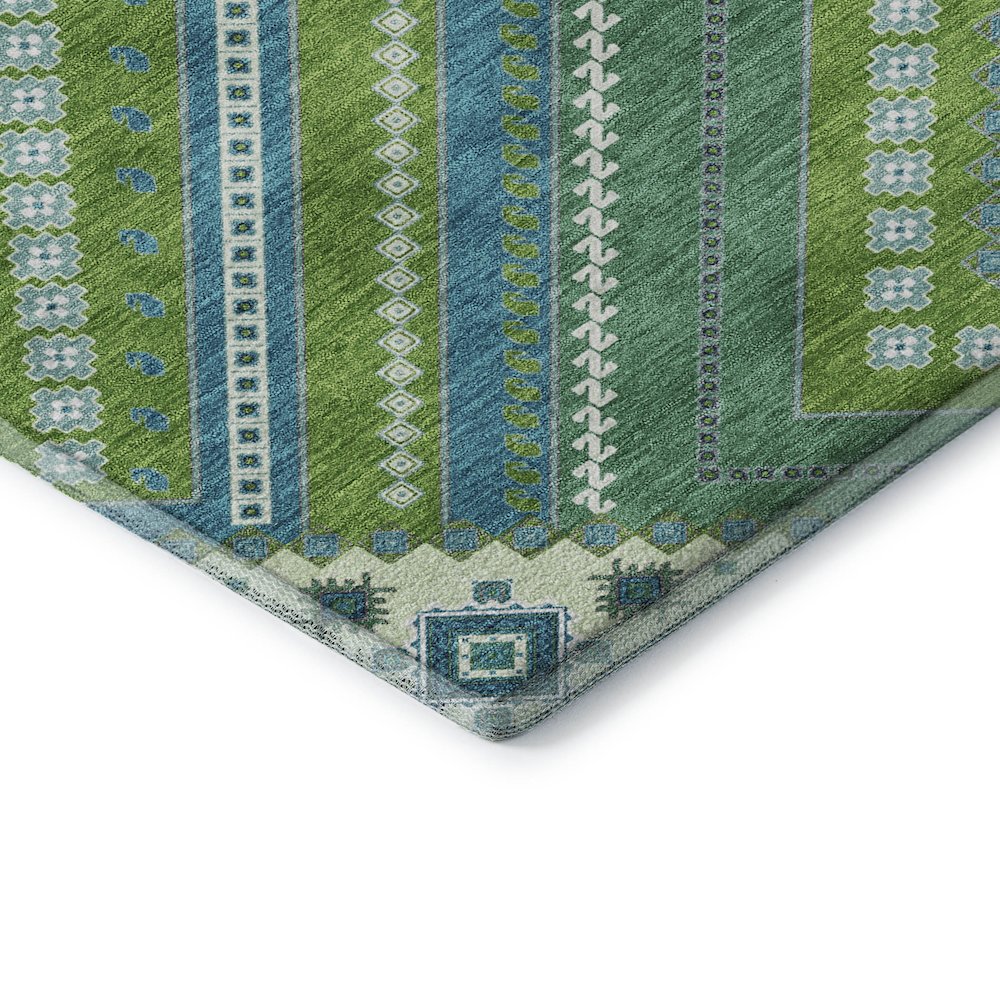 Premium Machine Washable Mayfield AMF1010 Lime 1'8" x 2'6" Rug