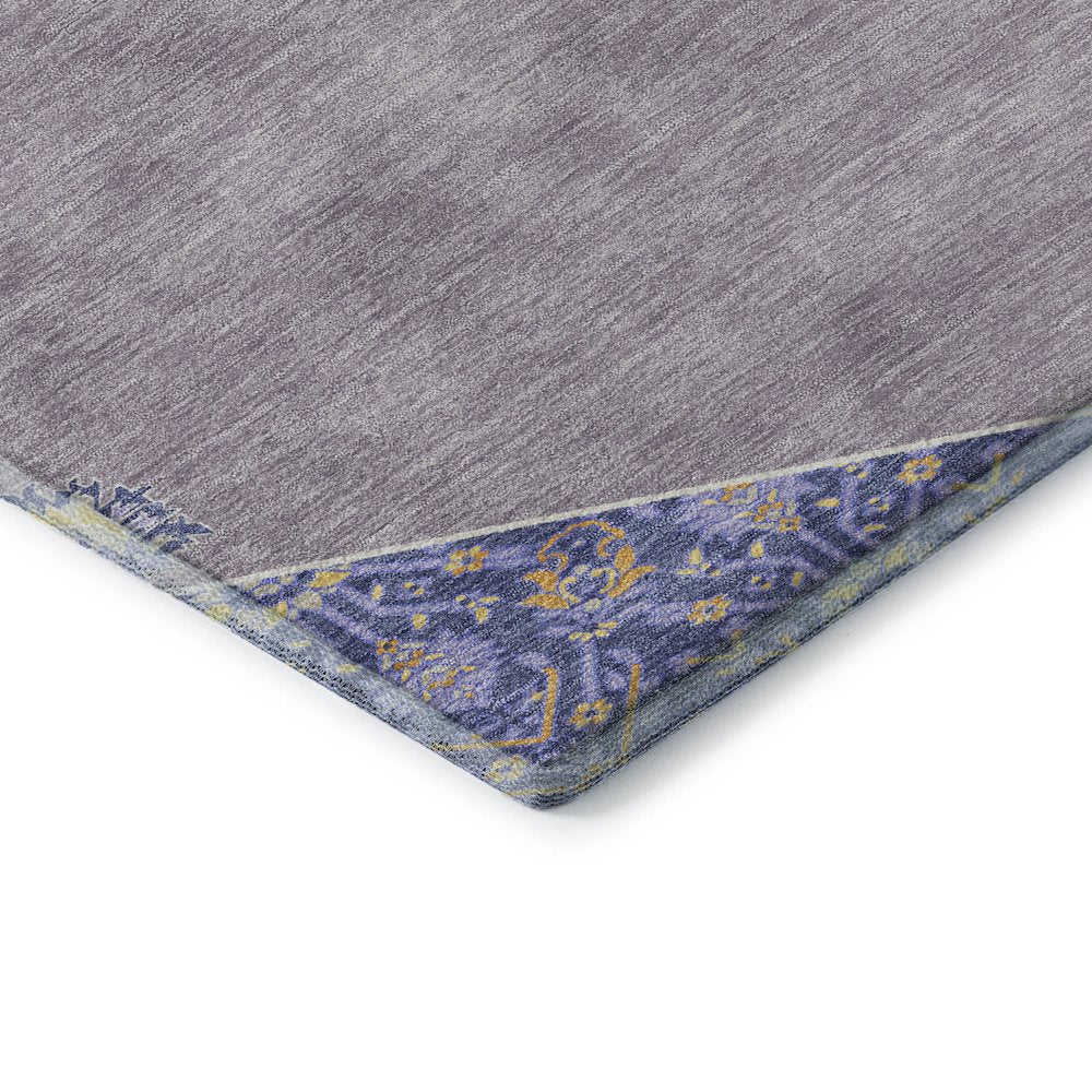 Premium Machine Washable Mayfield AMF1011 Lavender 1'8" x 2'6" Rug
