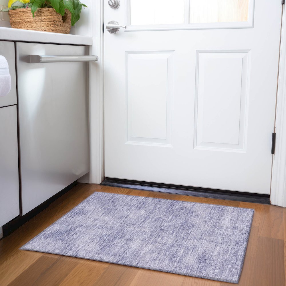 Premium Machine Washable Mayfield AMF1018 Purple 1'8" x 2'6" Rug