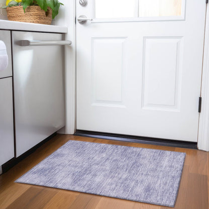 Premium Machine Washable Mayfield AMF1018 Purple 1'8" x 2'6" Rug