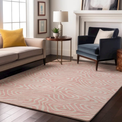 Premium Machine Washable Mayfield AMF1020 Pink 2'6" x 3'10" Rug