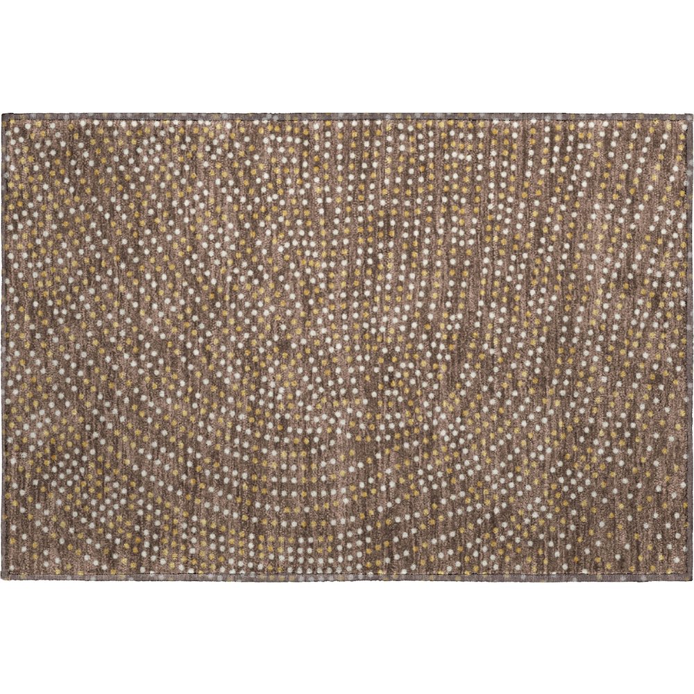 Premium Machine Washable Mayfield AMF1021 Brown 1'8" x 2'6" Rug
