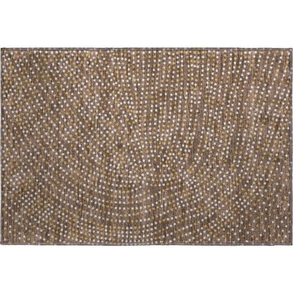 Premium Machine Washable Mayfield AMF1021 Brown 1'8" x 2'6" Rug