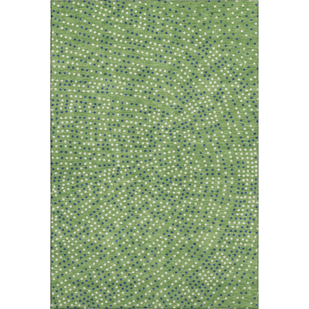 Premium Machine Washable Mayfield AMF1021 Green 2'6" x 3'10" Rug