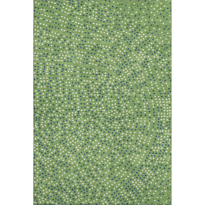 Premium Machine Washable Mayfield AMF1021 Green 2'6" x 3'10" Rug
