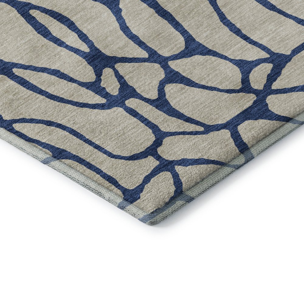 Premium Machine Washable Mayfield AMF1023 Beige 1'8" x 2'6" Rug