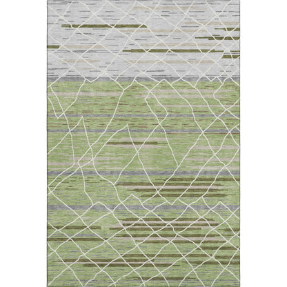 Premium Machine Washable Mayfield AMF1025 Aloe 2'6" x 3'10" Rug
