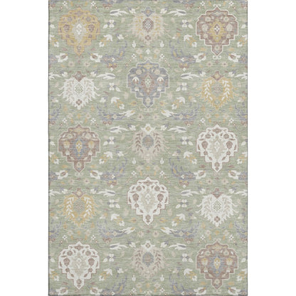 Premium Machine Washable Mayfield AMF1026 Aloe 2'6" x 3'10" Rug