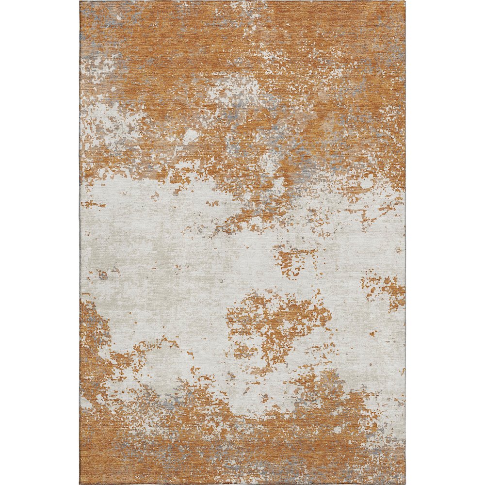 Premium Machine Washable Mayfield AMF1027 Copper 2'6" x 3'10" Rug