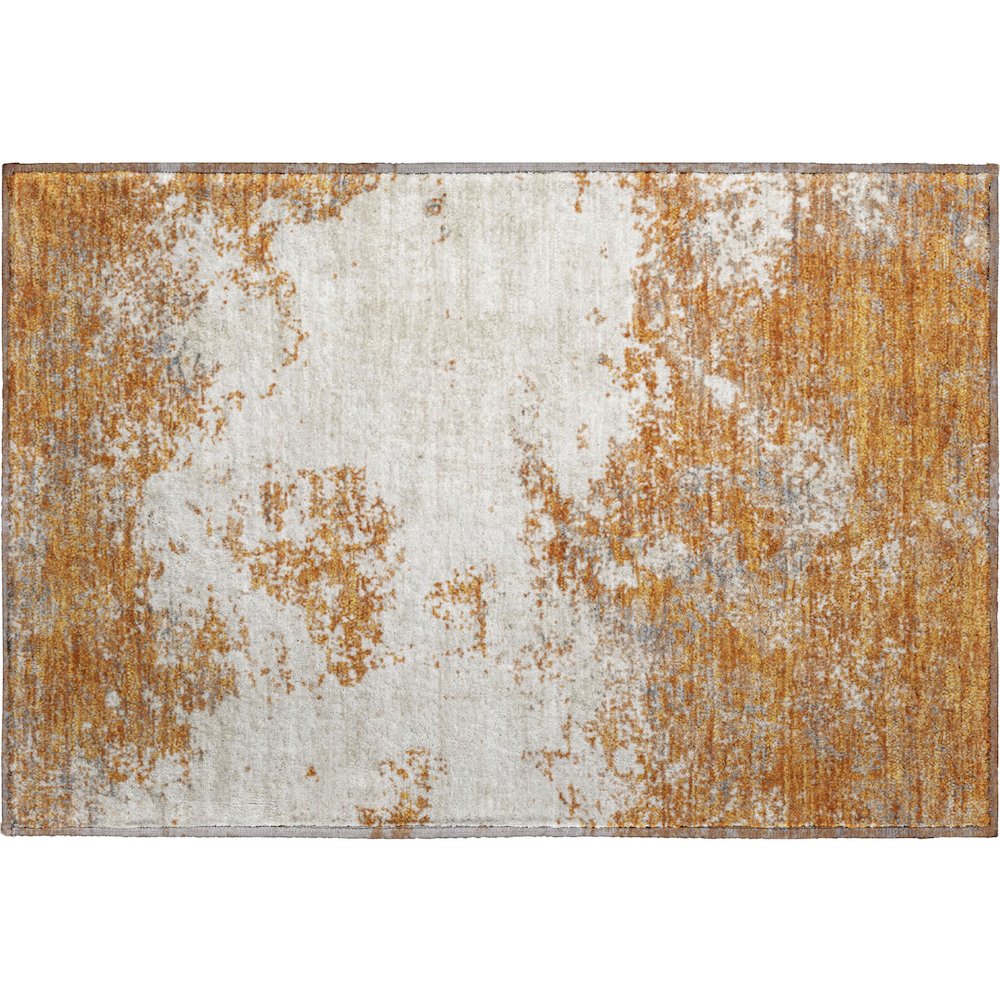 Premium Machine Washable Mayfield AMF1027 Copper 1'8" x 2'6" Rug