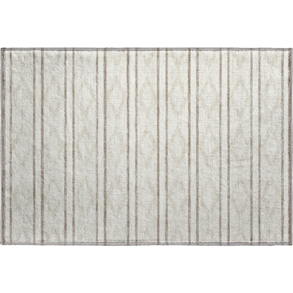 Premium Machine Washable Mayfield AMF1029 Ivory 1'8" x 2'6" Rug