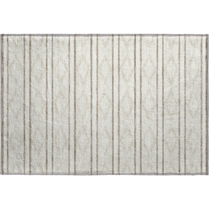 Premium Machine Washable Mayfield AMF1029 Ivory 1'8" x 2'6" Rug