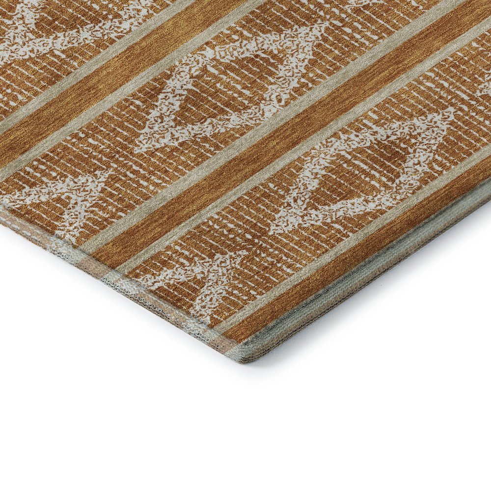 Premium Machine Washable Mayfield AMF1029 Paprika 1'8" x 2'6" Rug