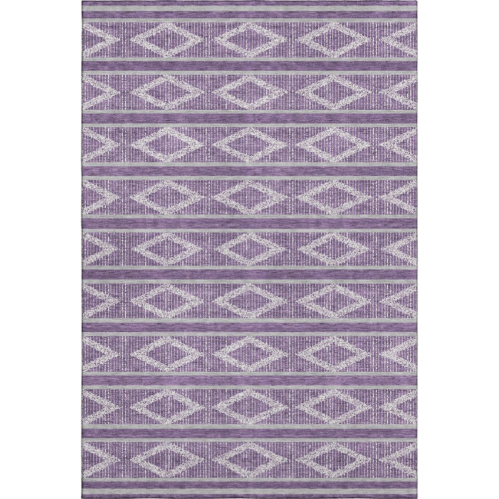 Premium Machine Washable Mayfield AMF1029 Purple 2'6" x 3'10" Rug