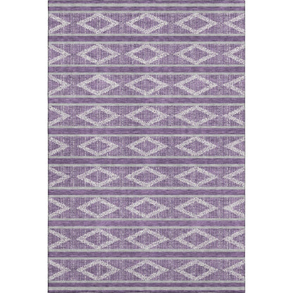 Premium Machine Washable Mayfield AMF1029 Purple 2'6" x 3'10" Rug