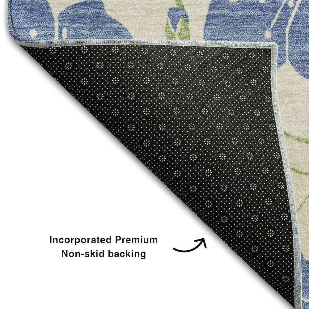 Premium Machine Washable Mayfield AMF1034 Linen 1'8" x 2'6" Rug