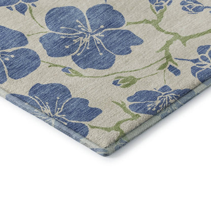 Premium Machine Washable Mayfield AMF1034 Linen 1'8" x 2'6" Rug
