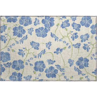 Premium Machine Washable Mayfield AMF1034 Linen 1'8" x 2'6" Rug