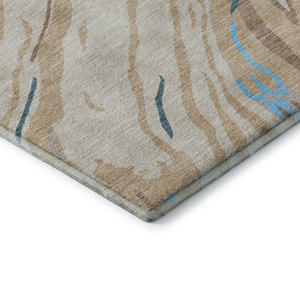 Premium Machine Washable Mayfield AMF1037 Beige 1'8" x 2'6" Rug