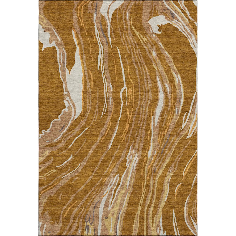 Premium Machine Washable Mayfield AMF1037 Paprika 2'6" x 3'10" Rug