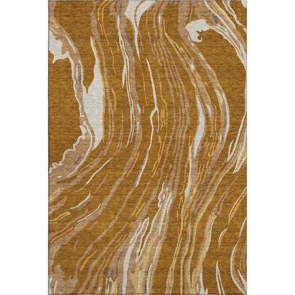 Premium Machine Washable Mayfield AMF1037 Paprika 2'6" x 3'10" Rug