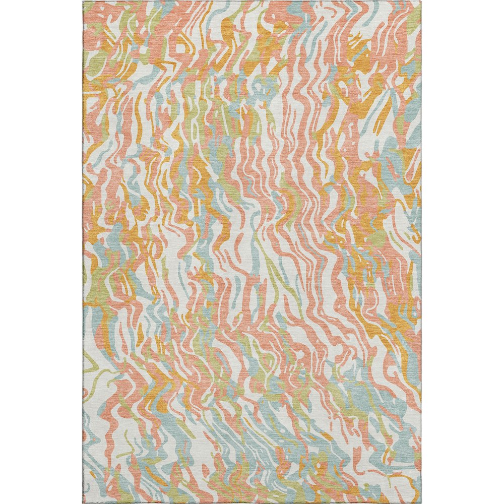 Premium Machine Washable Mayfield AMF1038 Coral 2'6" x 3'10" Rug