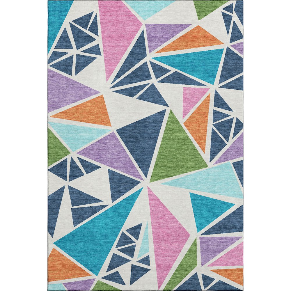 Premium Machine Washable Mayfield AMF1039 White 2'6" x 3'10" Rug