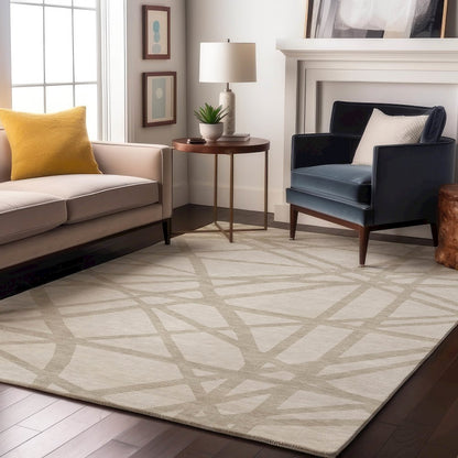 Premium Machine Washable Mayfield AMF1040 Ivory 2'6" x 3'10" Rug